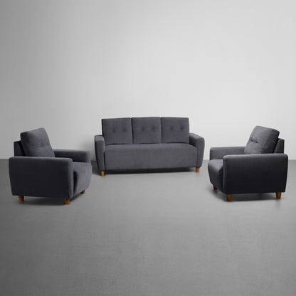 Sofa|Yolo|3+1+1|Seater|Sofa|Set|Fabric|Sesame|Grey