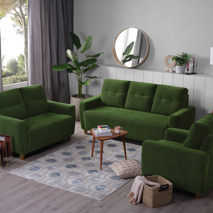 Sofa|Yolo|3+2+1|Seater|Sofa|Set|Fabric|Avocado|Green