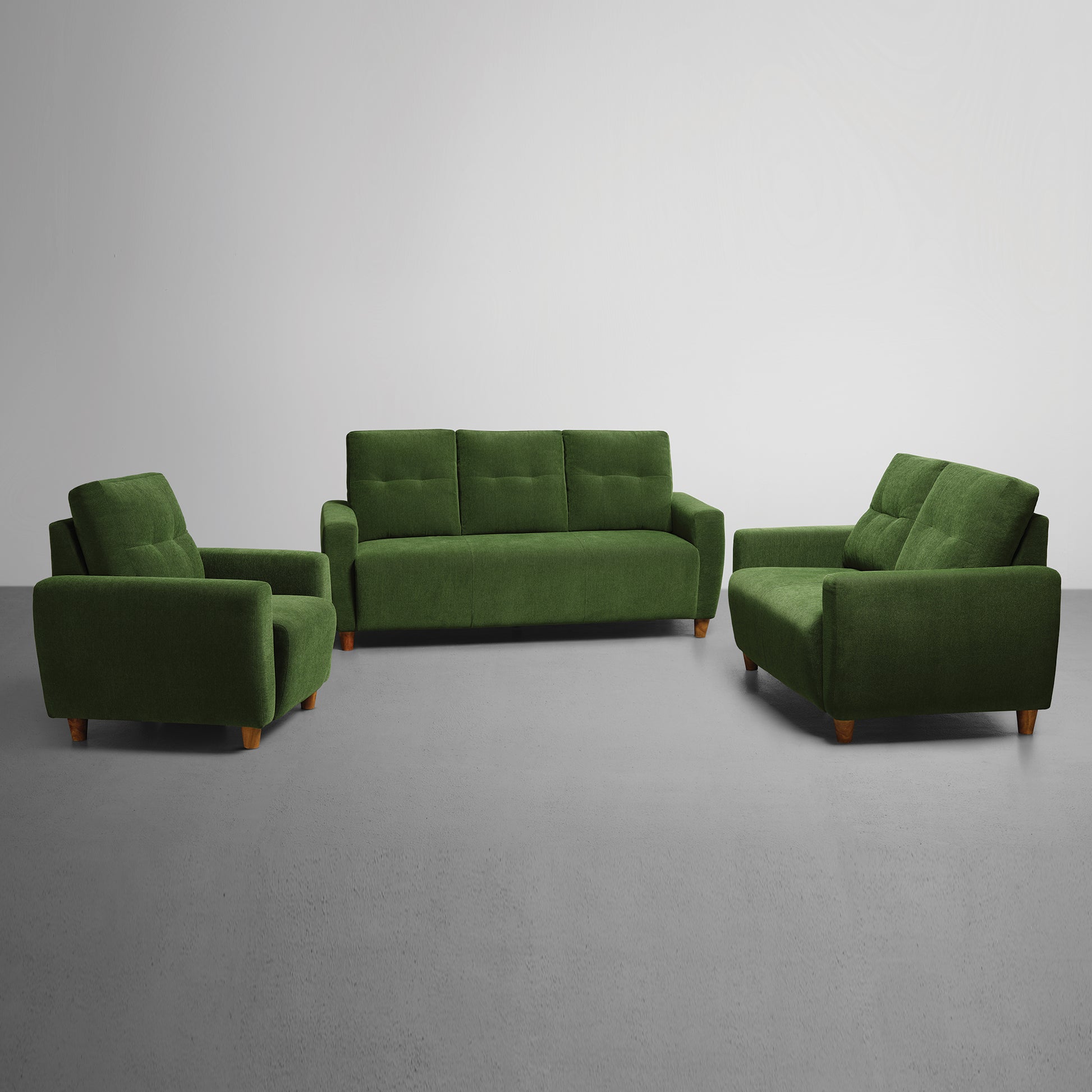 Sofa|Yolo|3+2+1|Seater|Sofa|Set|Fabric|Avocado|Green