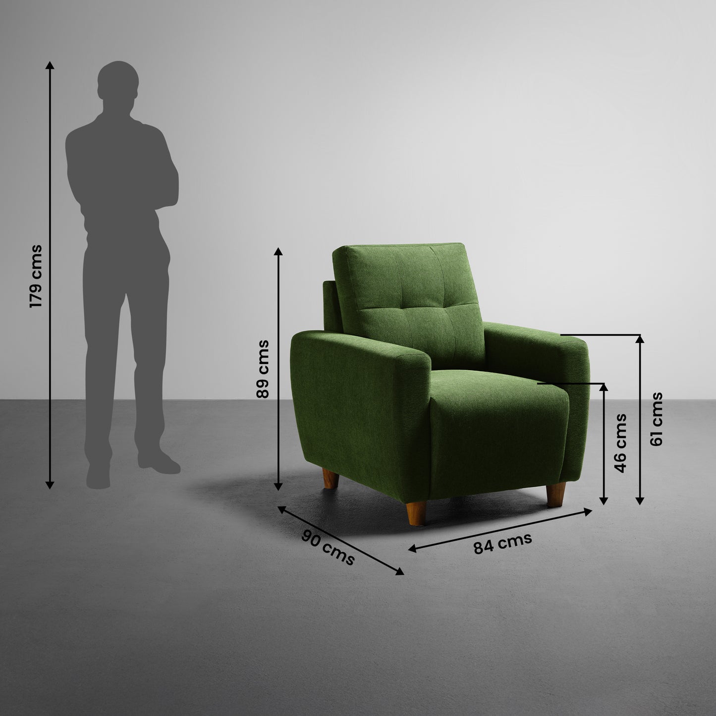 Sofa|Yolo|3+2+1|Seater|Sofa|Set|Fabric|Avocado|Green