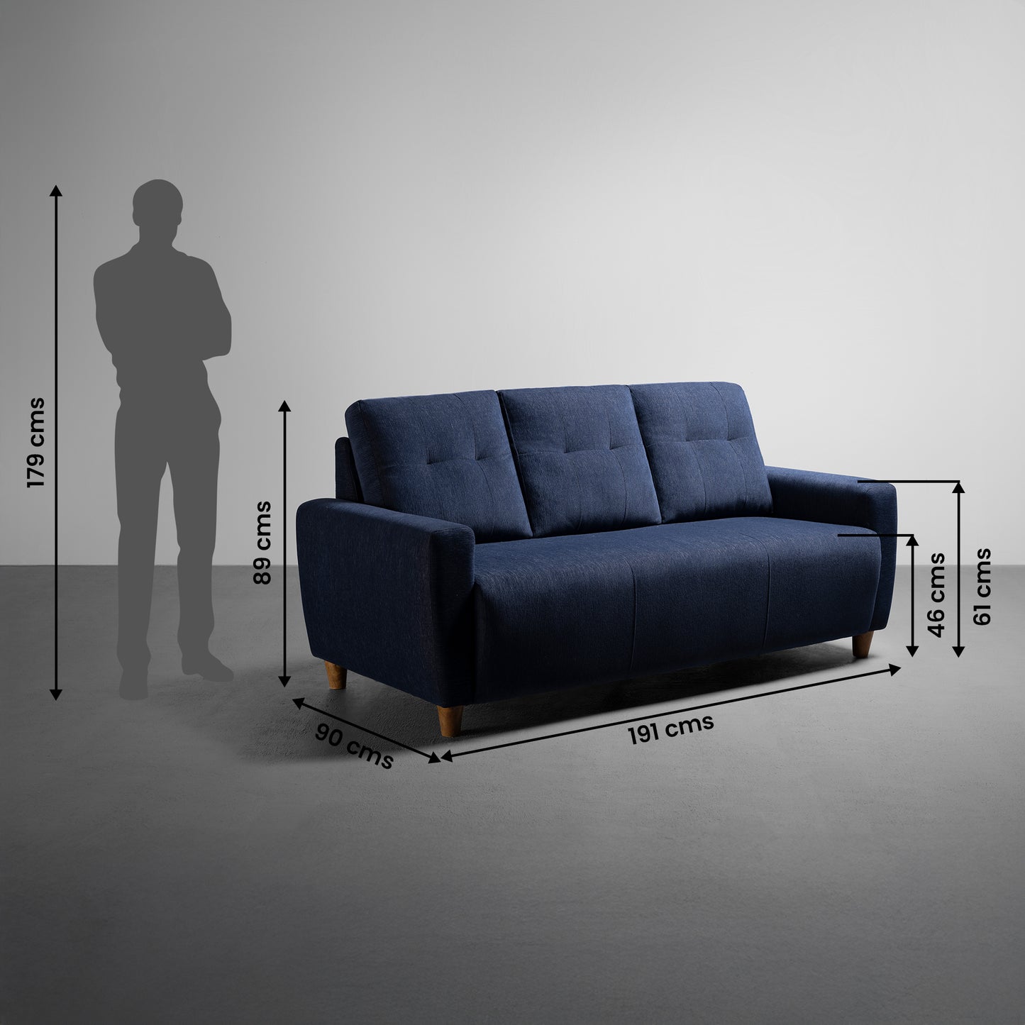 Sofa|Yolo|3+2+1|Seater|Sofa|Set|Fabric|Berry|Blue