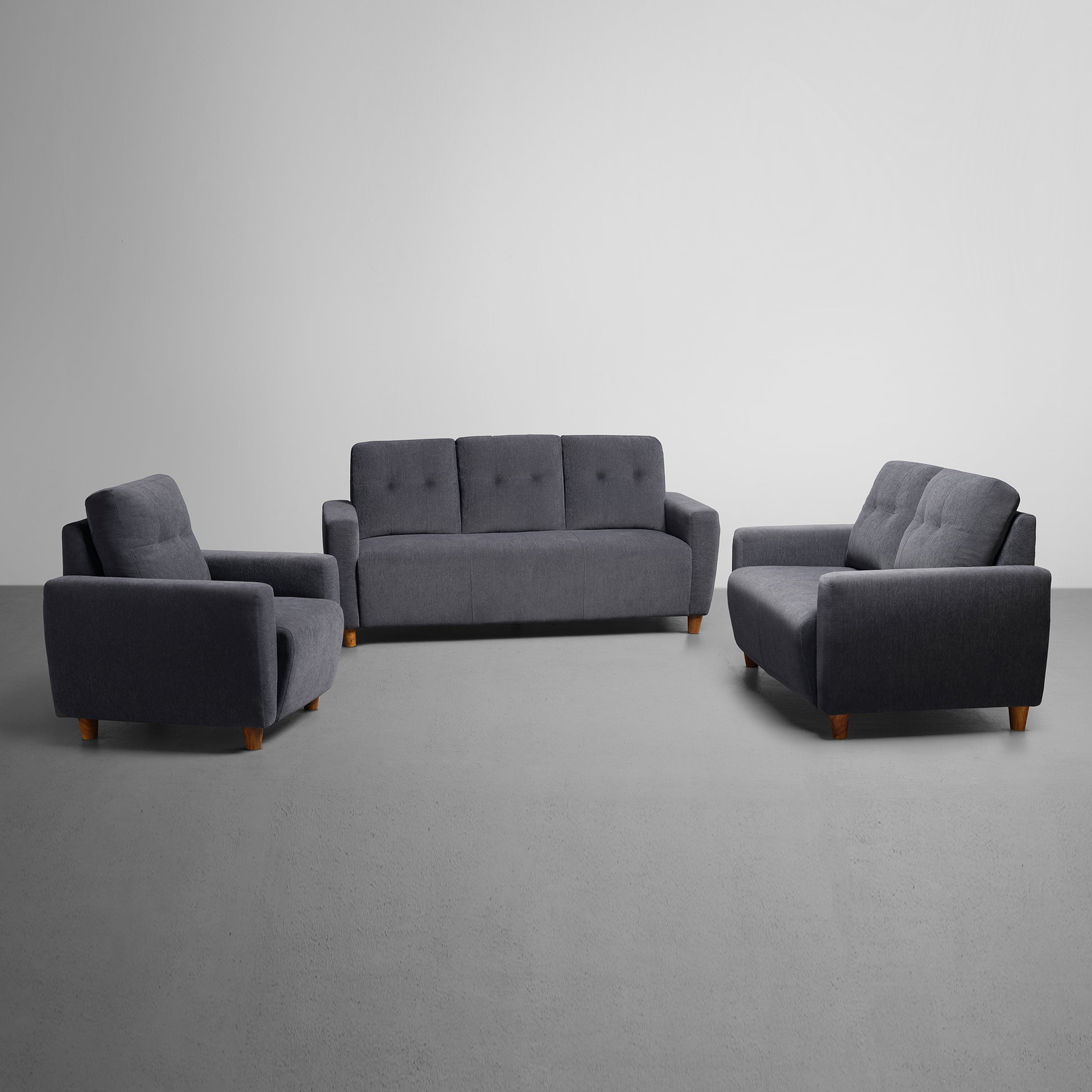 Sofa|Yolo|3+2+1|Seater|Sofa|Set|Fabric|Sesame|Grey
