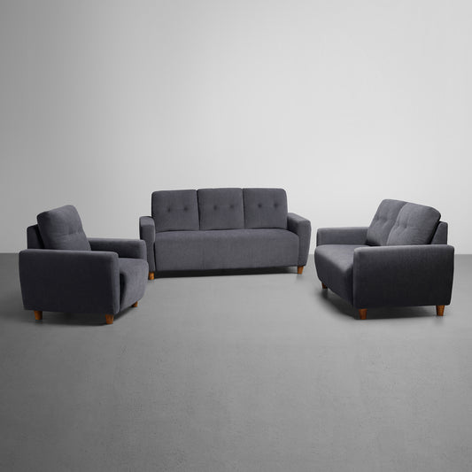 Sofa|Yolo|3+2+1|Seater|Sofa|Set|Fabric|Sesame|Grey
