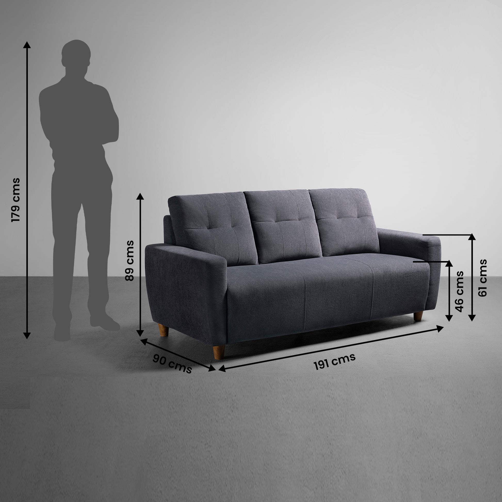 Sofa|Yolo|3+2|Seater|Sofa|Set|Fabric|Sesame|Grey