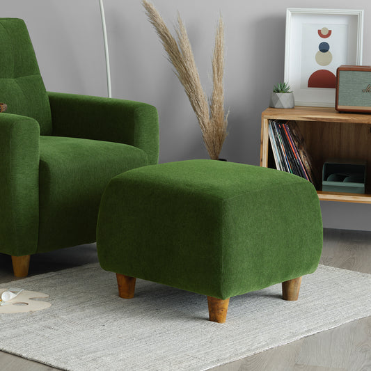 Sofa|Yolo|Ottoman|Fabric|Avocado|Green