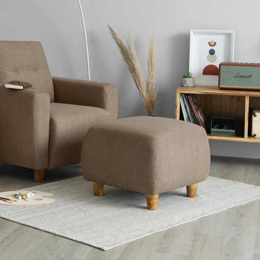 Sofa|Yolo|Ottoman|Fabric|Coco|Brown