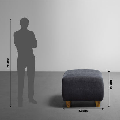 Sofa|Yolo|Ottoman|Fabric|Sesame|Grey