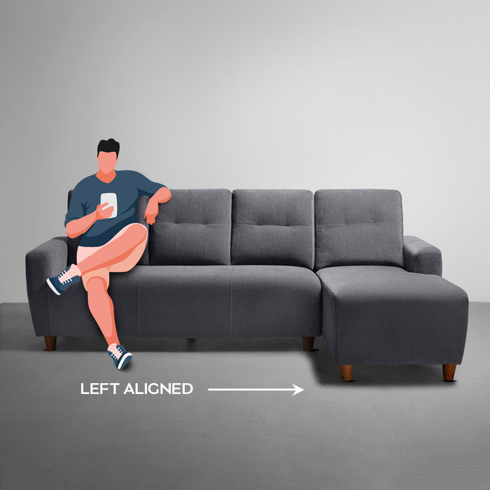 Sofa|Yolo|3|Seater|RHS|L|Shape|Sofa|Set|with|Ottoman|Fabric|Sesame|Grey