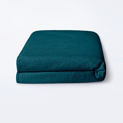 Bamboo|Feel|Terry|Fabric|Waterproof|Mattress|Protector|72|72|inches|King|Size|Deep|Teal