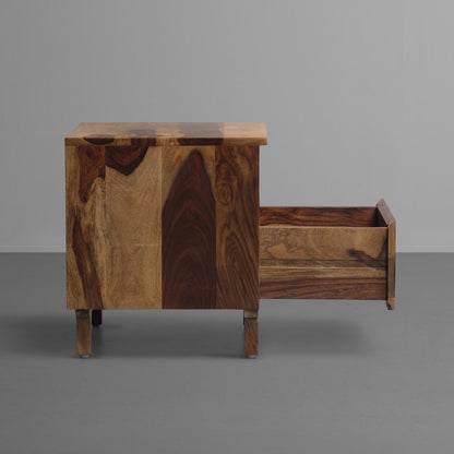 Ally|Sheesham|Wood|Bedside|Table|Provincial|Teak|Finish