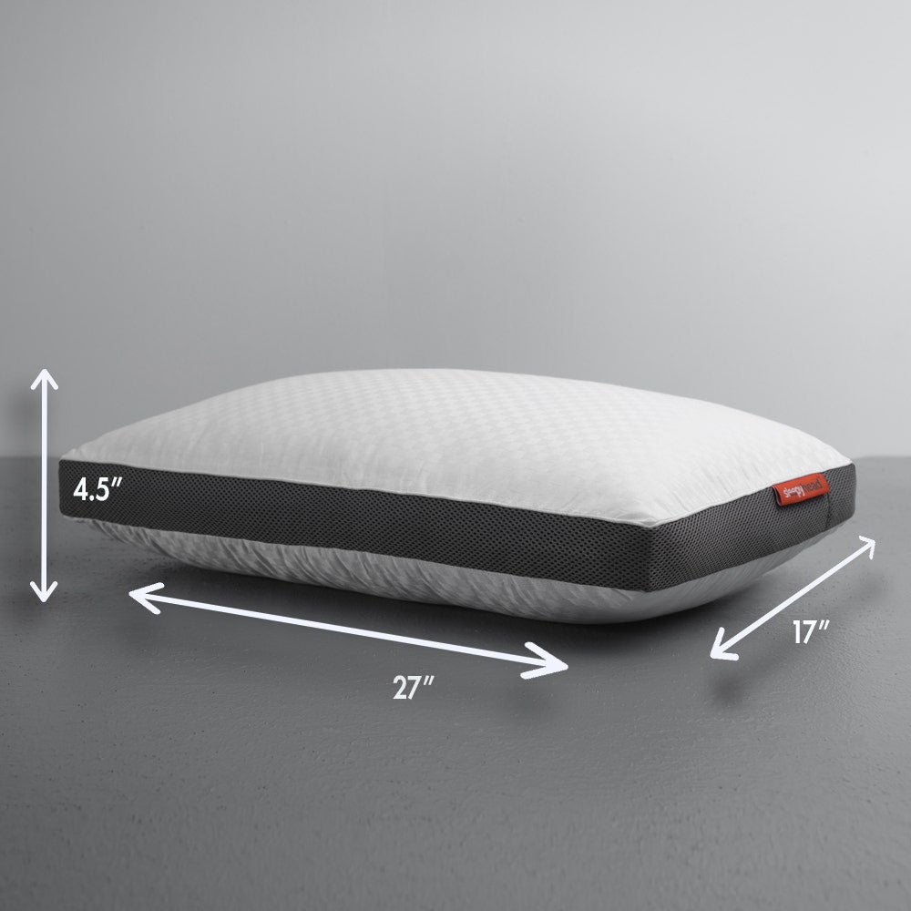 Microfiber|Pillow|White|Set|of|2