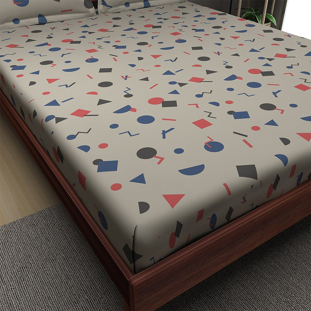 confetti-180-tc-king-size-cotton-bedsheet-with-2-pillow-covers-grey-color