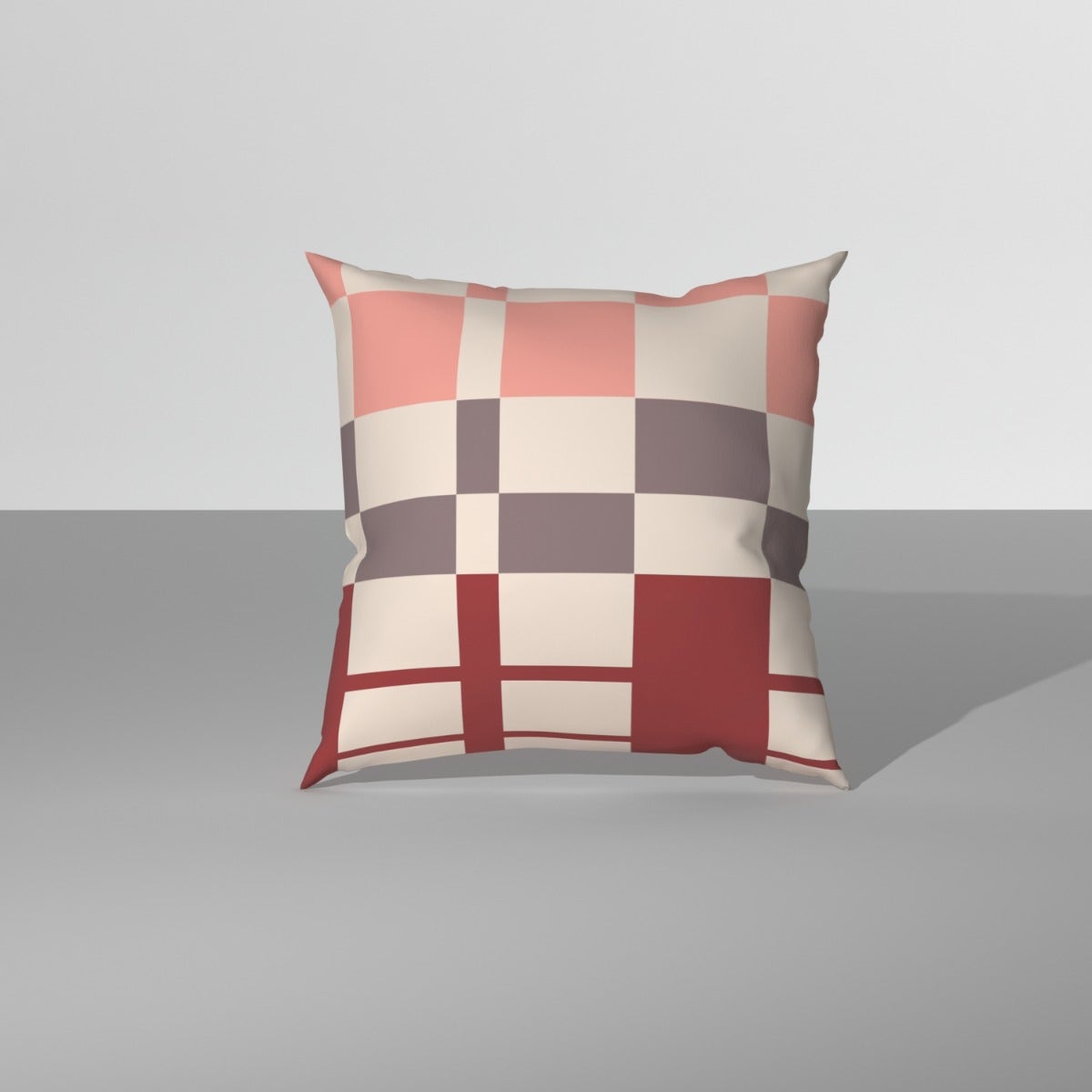 Nooks|Cushion|Cover|with|Premium|Cushion|Fillers|Maroon-Grey|Set|of|5|