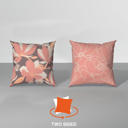 Spring|Cushion|Covers|with|Cushion|Fillers|Maroon-Ocean|Blue|Set|of|5|Combo