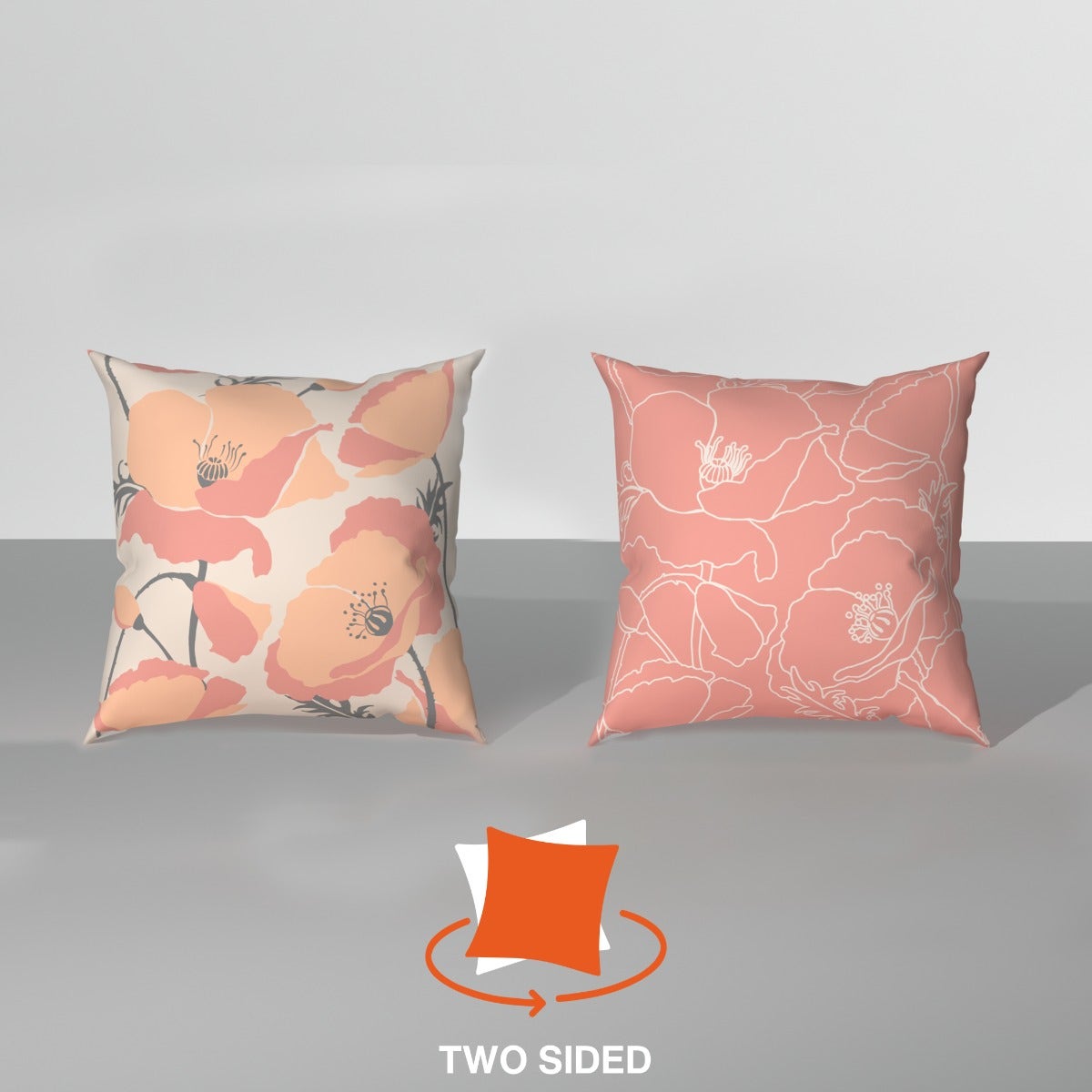 Spring|Cushion|Covers|with|Cushion|Fillers|Maroon-Ocean|Blue|Set|of|5|Combo