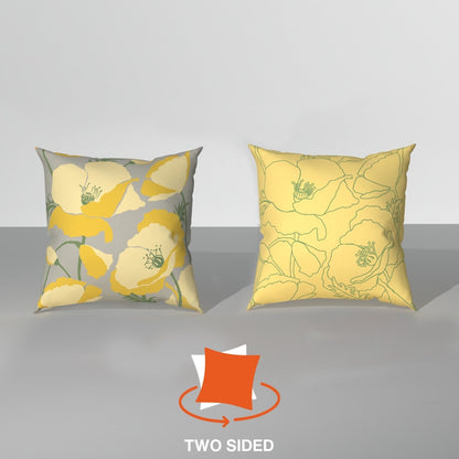 Spring|Cushion|Covers|with|Cushion|Fillers|Green-OceanBlue||Set|of|5|Combo