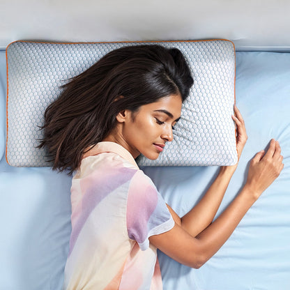 Yawn|360|Soft|Sense|Cooling|Gel|Memory|Foam|Pillow|24|16|Inch|White