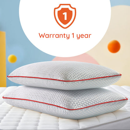 Yawn|360|Soft|Sense|Cooling|Gel|Memory|Foam|Pillow|24|16|Inch|White