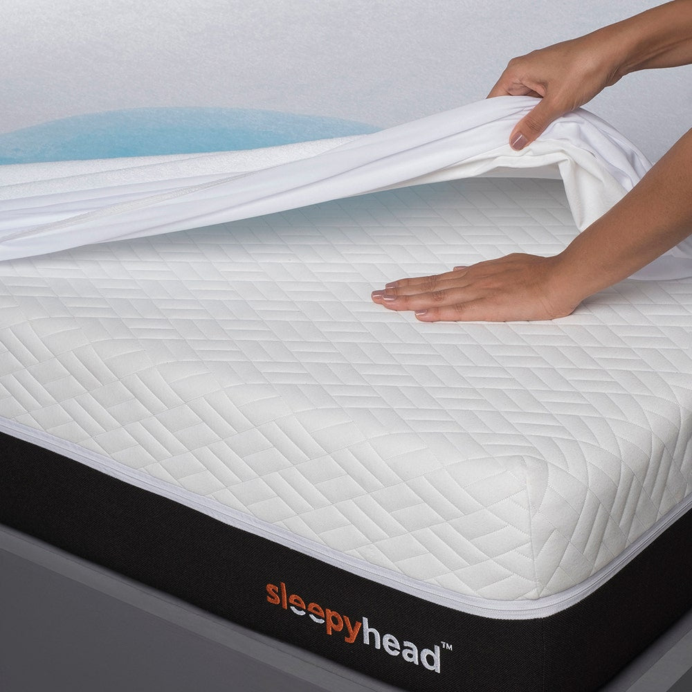 Bamboo|Terry|Waterproof|Mattress|Protector|78|36|inches|Single|Size|White