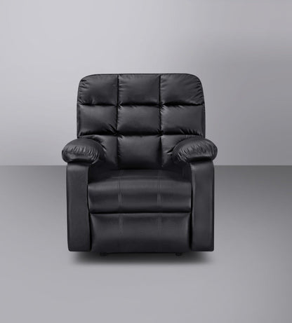 Recliner|R5|Plush|Leatherette|Glossy|Dark|Knight|One|Seater