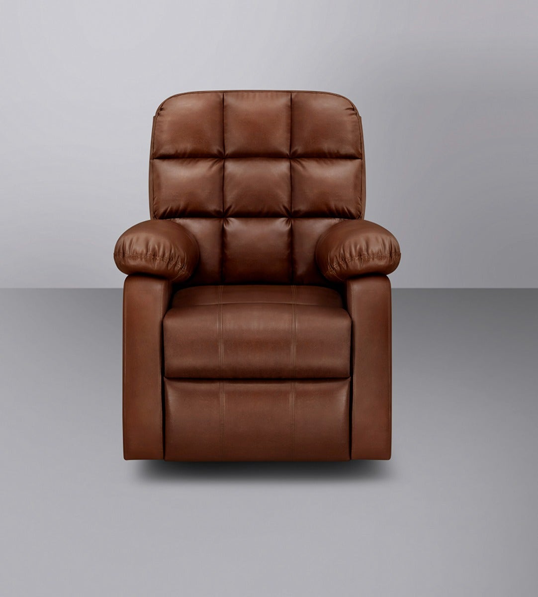 Recliner|R5|Plush|Leatherette|Glossy|Sandy|Swag|One|Seater