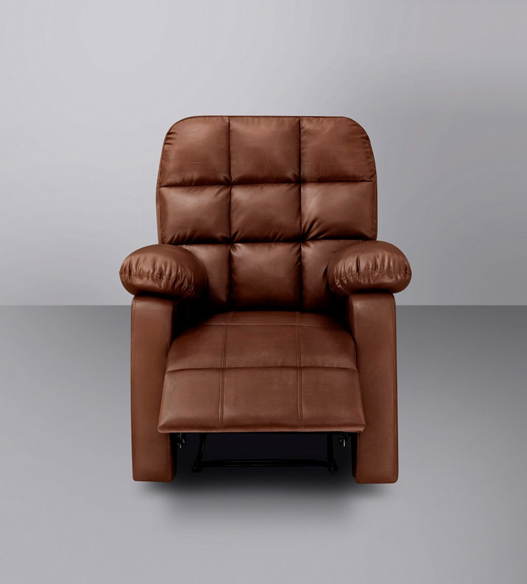 Recliner|R5|Plush|Leatherette|Glossy|Sandy|Swag|One|Seater