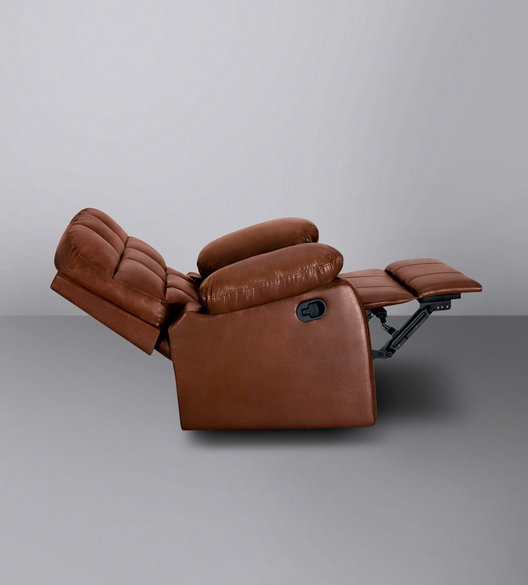 Recliner|R5|Plush|Leatherette|Glossy|Sandy|Swag|One|Seater