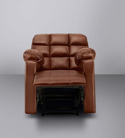 Recliner|R5|Plush|Leatherette|Glossy|Sandy|Swag|One|Seater