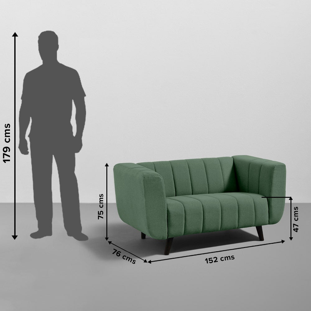 Sofa|Kiki|3+2|Seater|Sofa|Set|Fabric|Sapling|Green