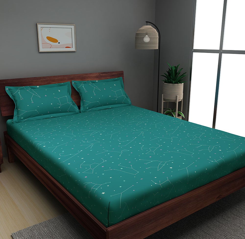 zodiac-180-tc-king-size-cotton-bedsheet-with-2-pillow-covers-108-108-inch-teal-color