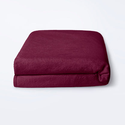 Bamboo|Feel|Terry|Fabric|Waterproof|Mattress|Protector|72|72|inches|King|Size|Beetroot