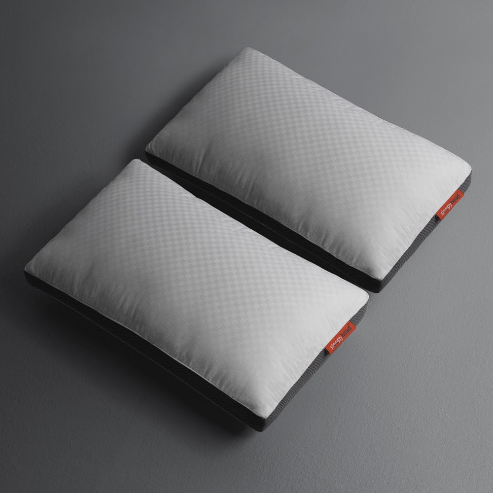 Microfiber|Pillow|White|Set|of|2