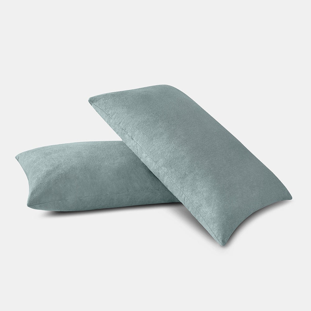 Waterproof|Bamboo|Terry|Pillow|Protector|28"18"|Set|of|2|Grey