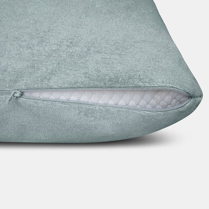 Waterproof|Bamboo|Terry|Pillow|Protector|28"18"|Set|of|2|Grey