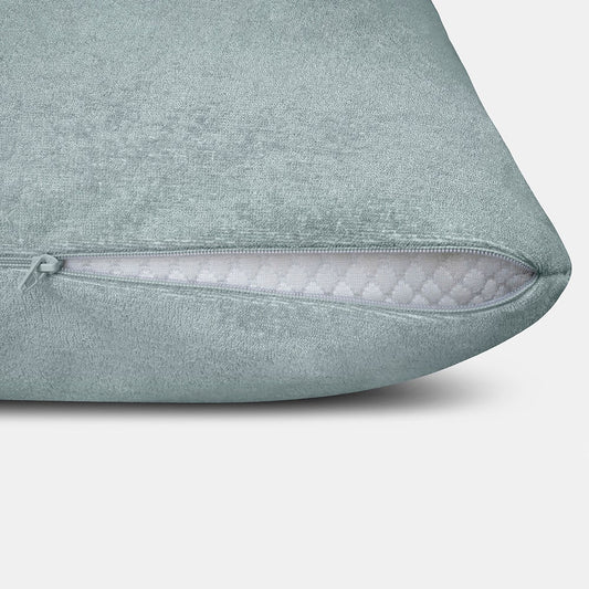 Waterproof|Bamboo|Terry|Pillow|Protector|28"18"|Set|of|2|Grey