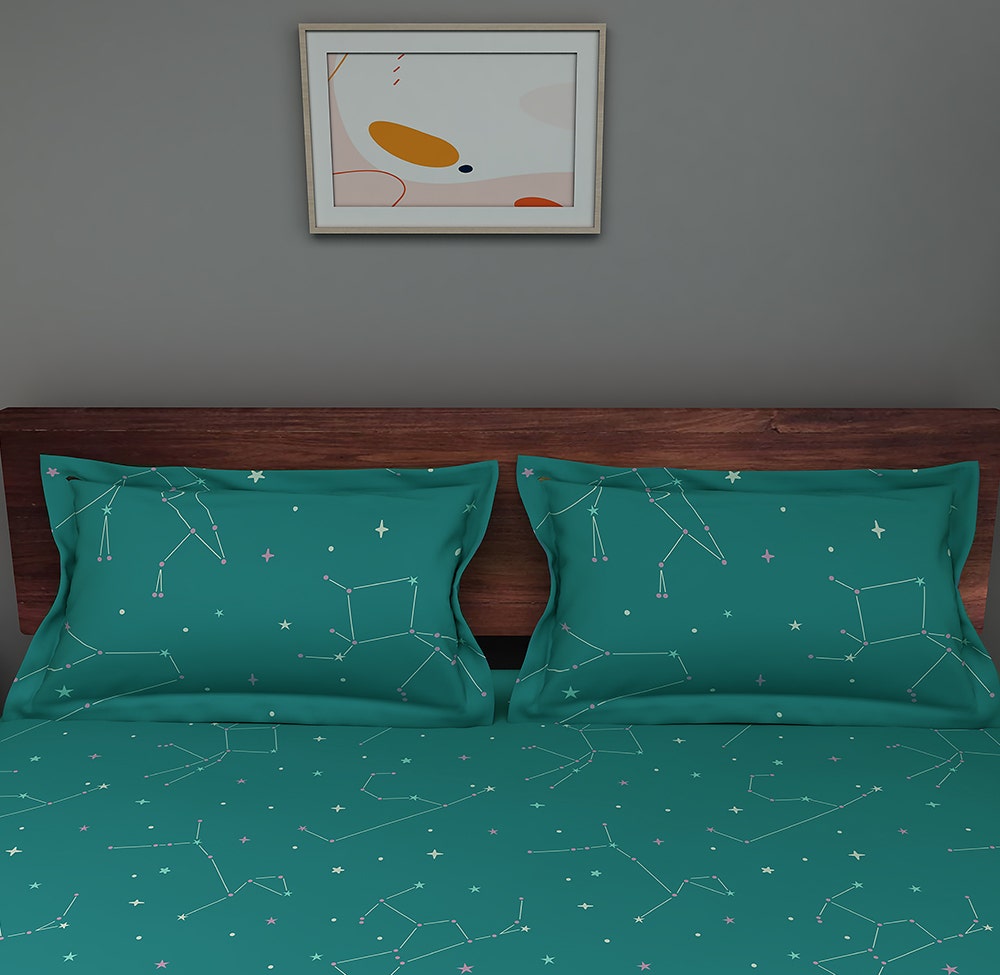 zodiac-180-tc-king-size-cotton-bedsheet-with-2-pillow-covers-108-108-inch-teal-color
