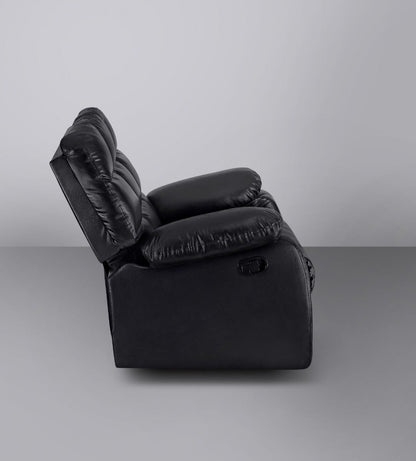 Recliner|R5|Plush|Leatherette|Glossy|Dark|Knight|One|Seater