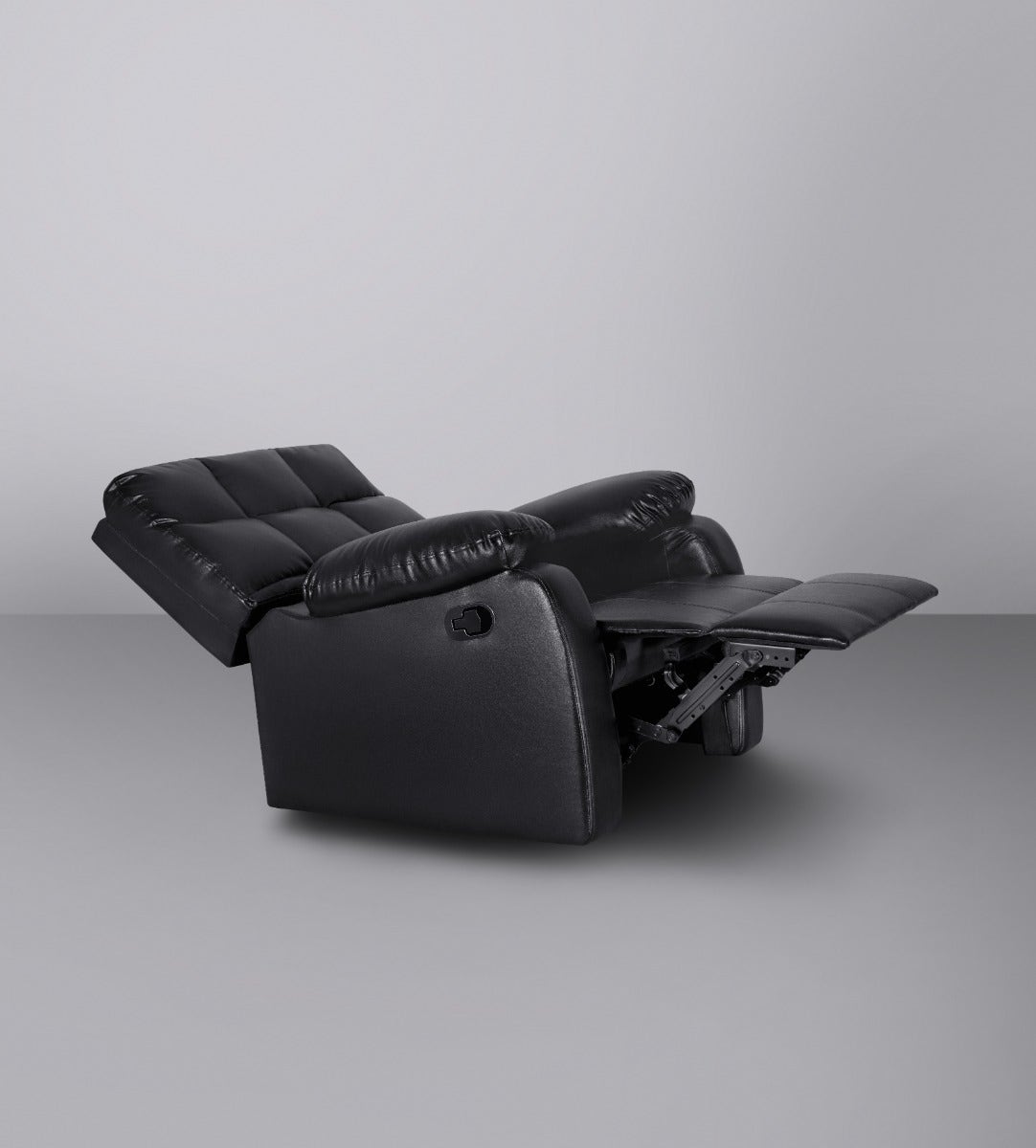 Recliner|R5|Plush|Leatherette|Glossy|Dark|Knight|One|Seater