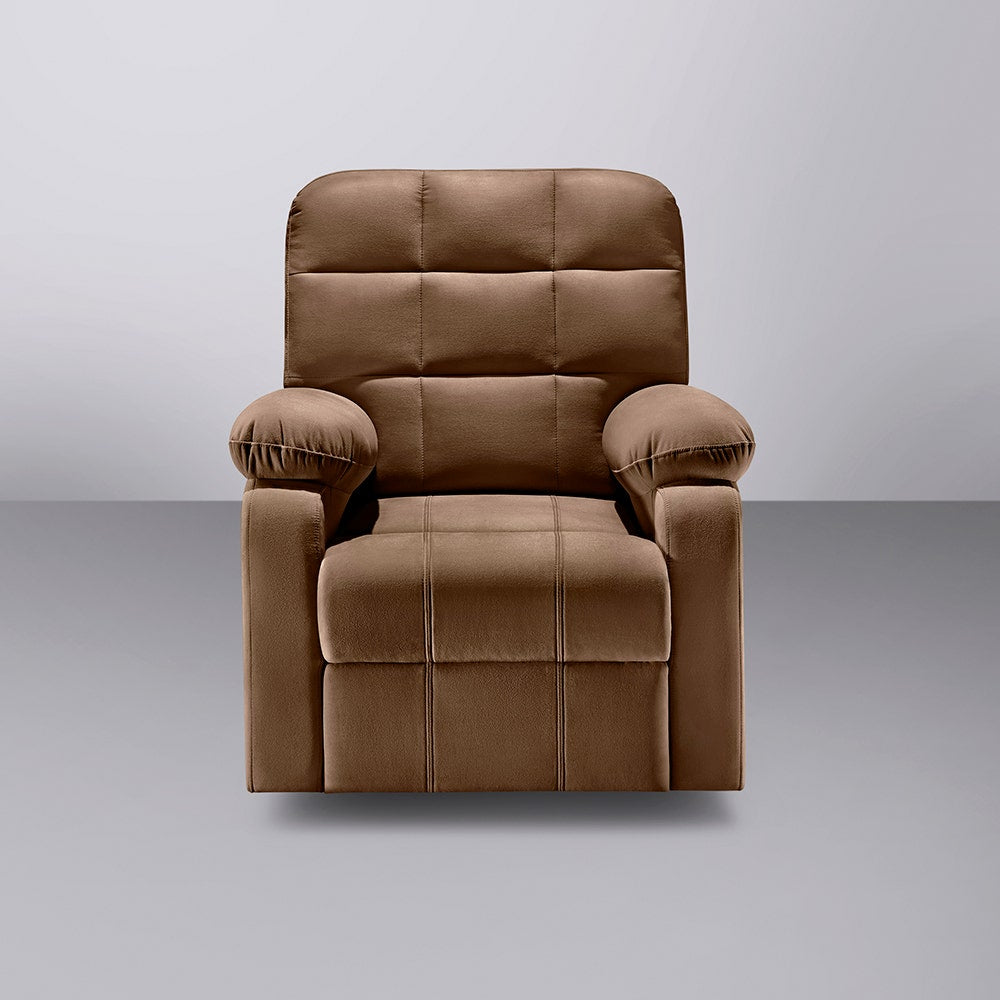 Recliner|R5|Fabric|Mocha|Brown|One|Seater