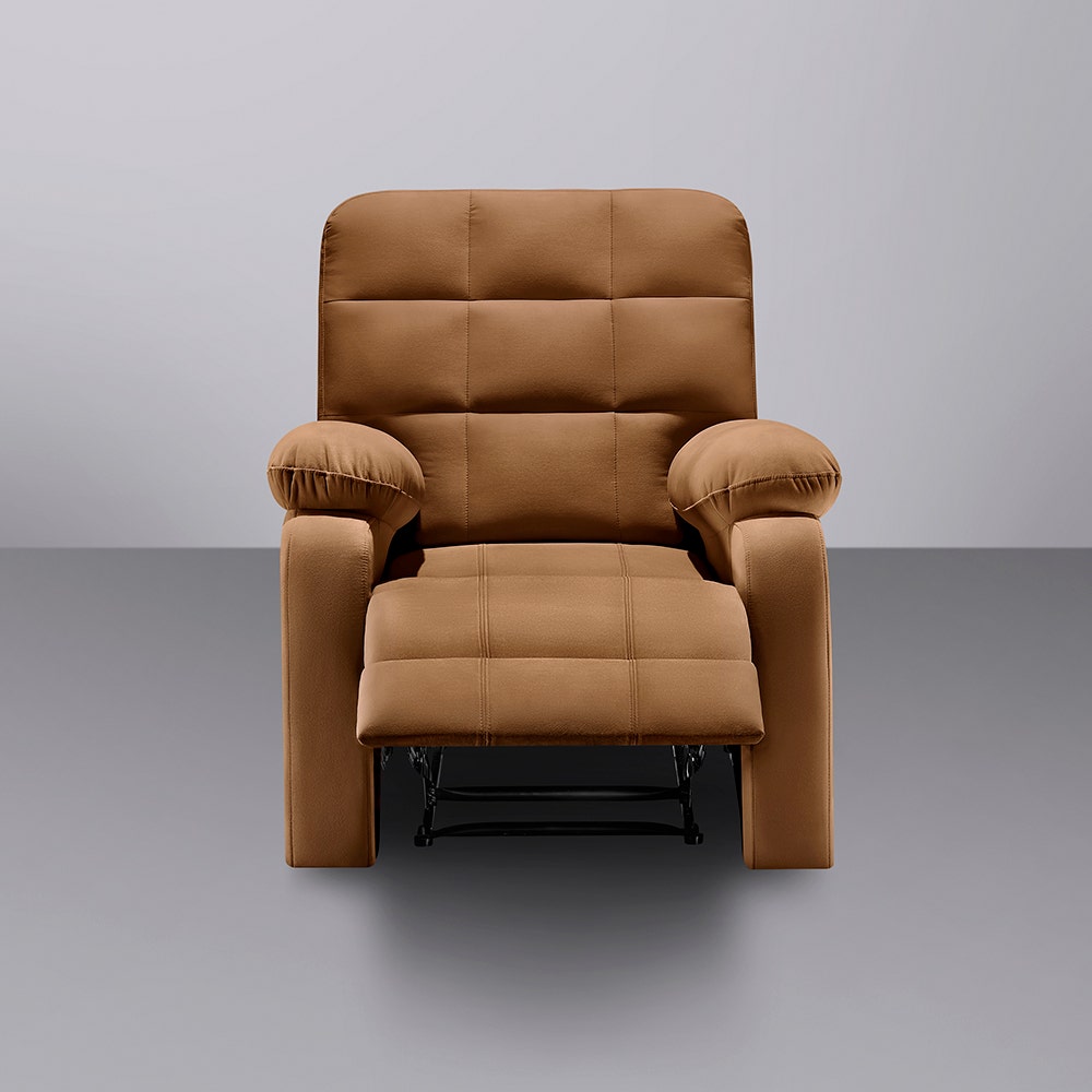 Recliner|R5|Fabric|Cocoa|Brown|One|Seater