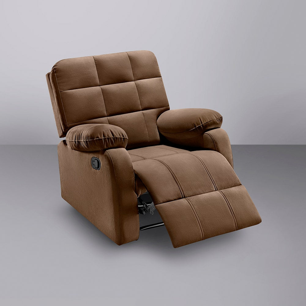 Recliner|R5|Fabric|Mocha|Brown|One|Seater