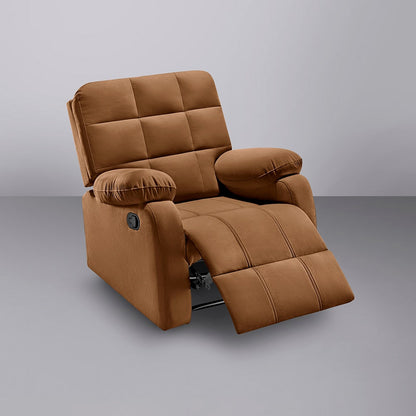 Recliner|R5|Fabric|Cocoa|Brown|One|Seater