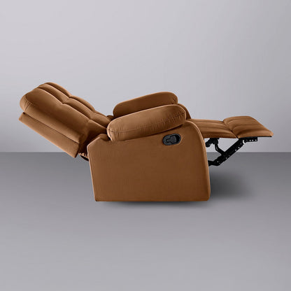 Recliner|R5|Fabric|Cocoa|Brown|One|Seater