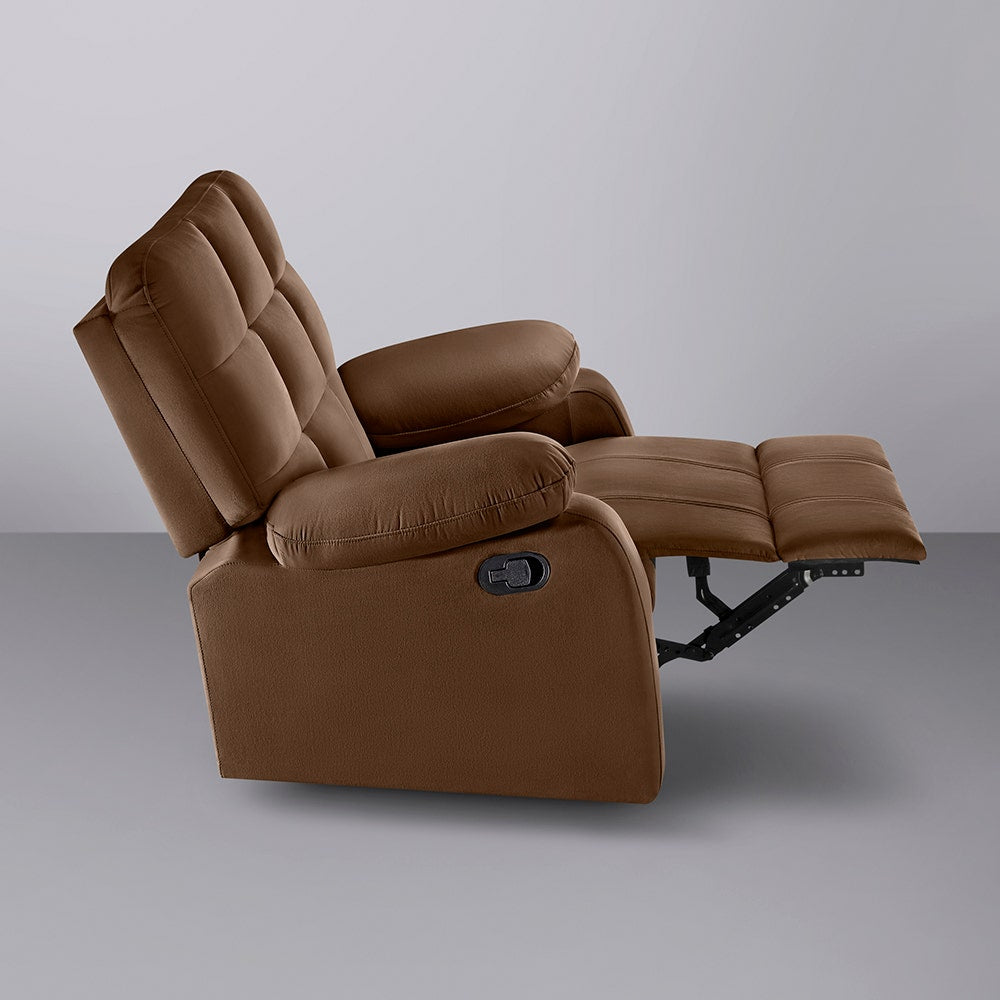 Recliner|R5|Fabric|Mocha|Brown|One|Seater