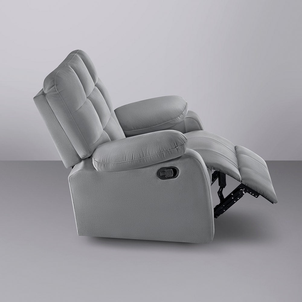 Recliner|R5|Fabric|Grey|One|Seater