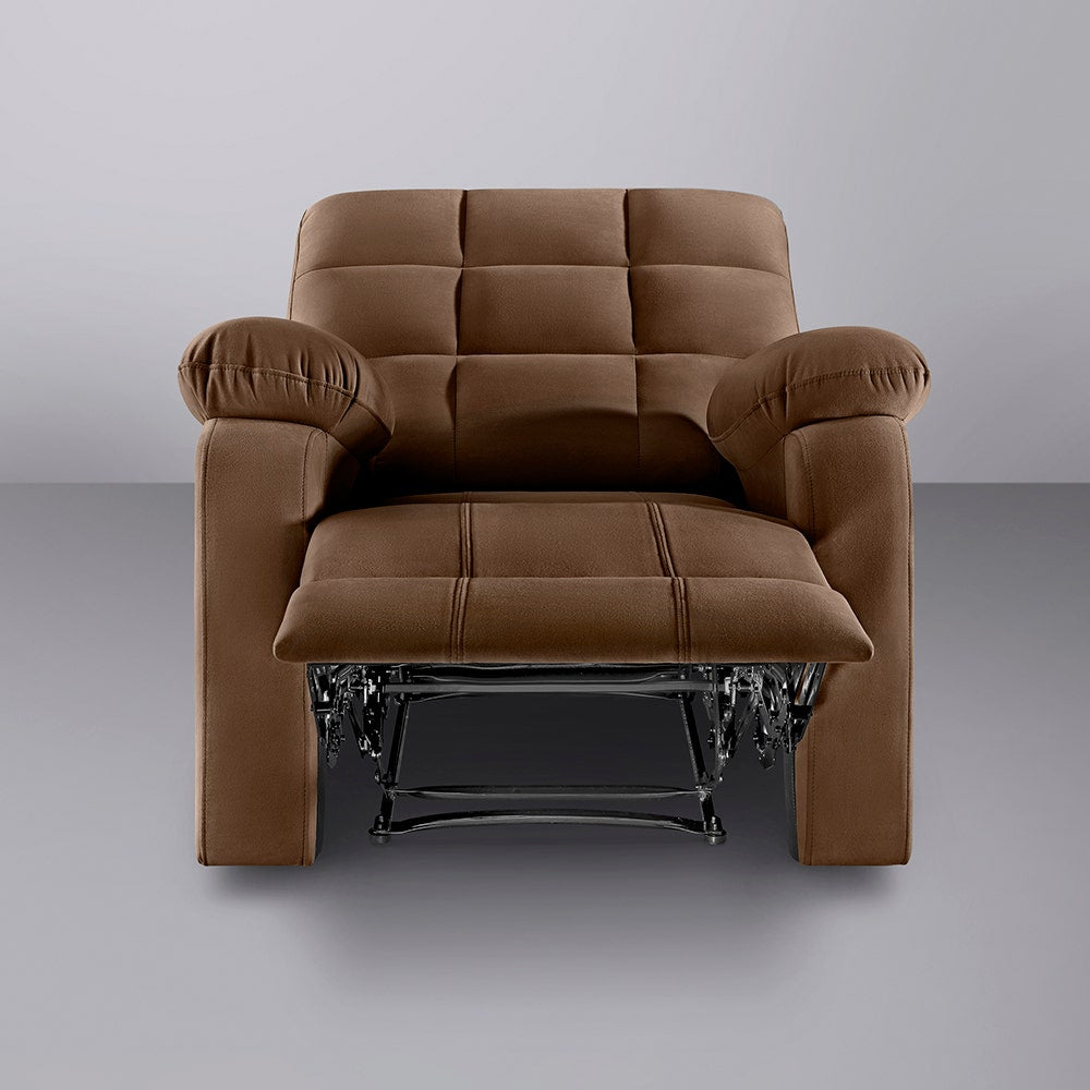 Recliner|R5|Fabric|Mocha|Brown|One|Seater
