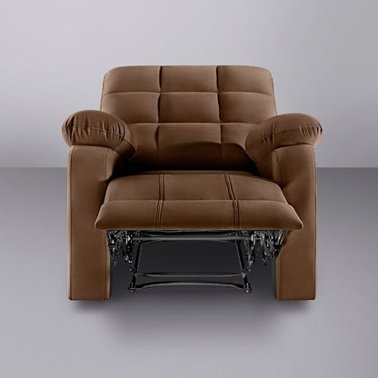 Recliner|R5|Fabric|Mocha|Brown|One|Seater