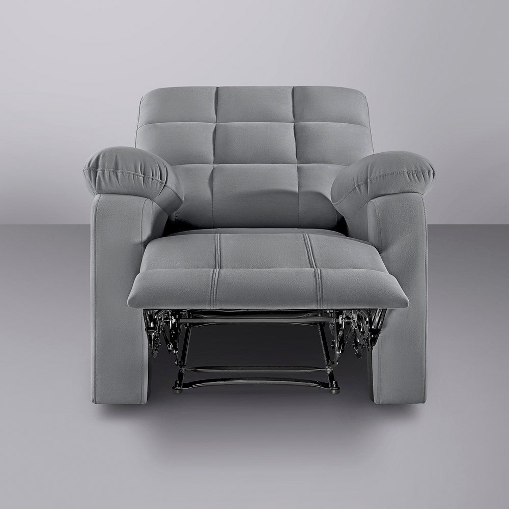 Recliner|R5|Fabric|Grey|One|Seater
