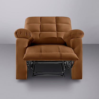 Recliner|R5|Fabric|Cocoa|Brown|One|Seater