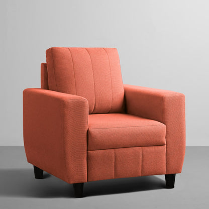 Sofa|Bae|2+1+1|Seater|Sofa|Set|Fabric|Ember|Orange